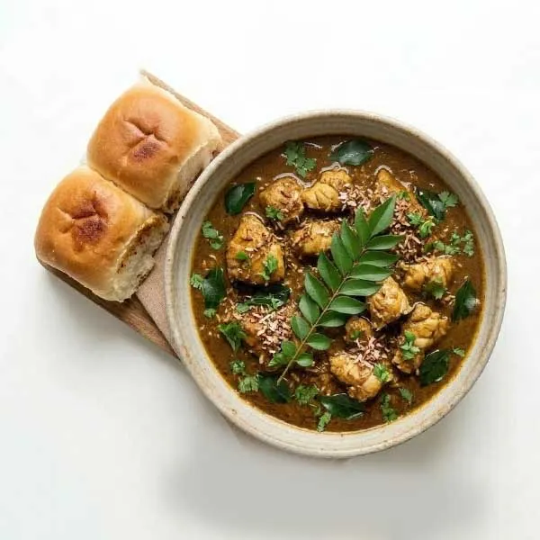 Fish Xacuti With Pav